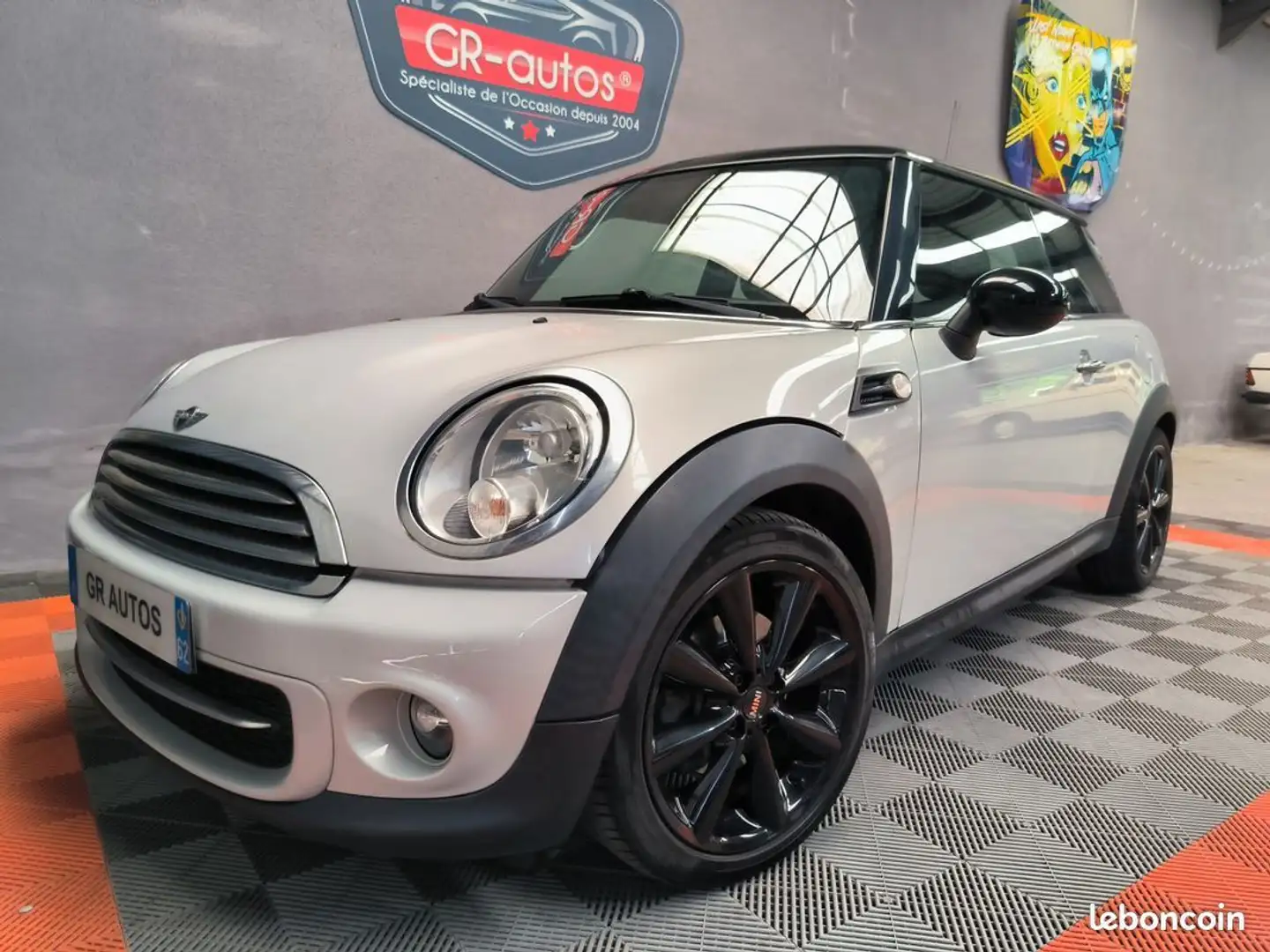 MINI One Cooper D 112cv Pack Chili Peinture métal Clim Jant Gris - 1