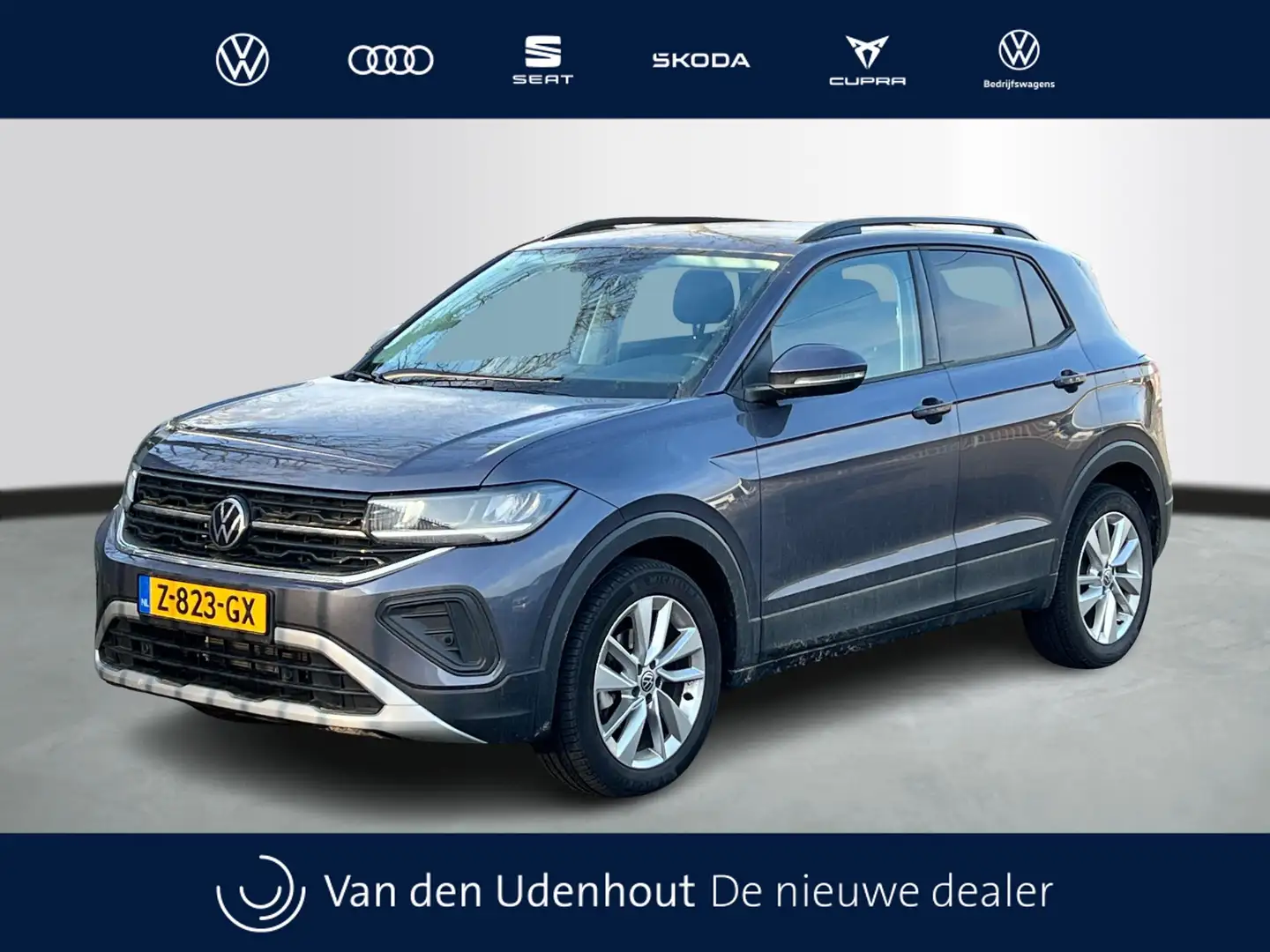 Volkswagen T-Cross 1.0 TSI 95pk Life Edition App Connect Camera Gris - 1