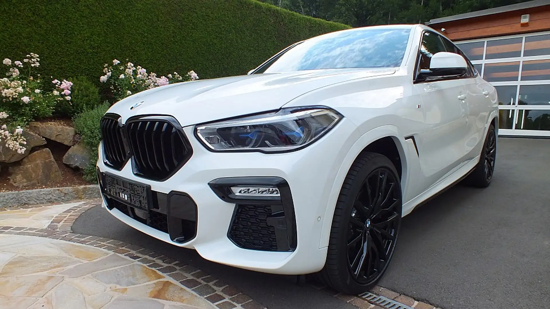BMW X6 xDrive40d Neuzustand Vollausstattung Garantie S... Blanc - 1