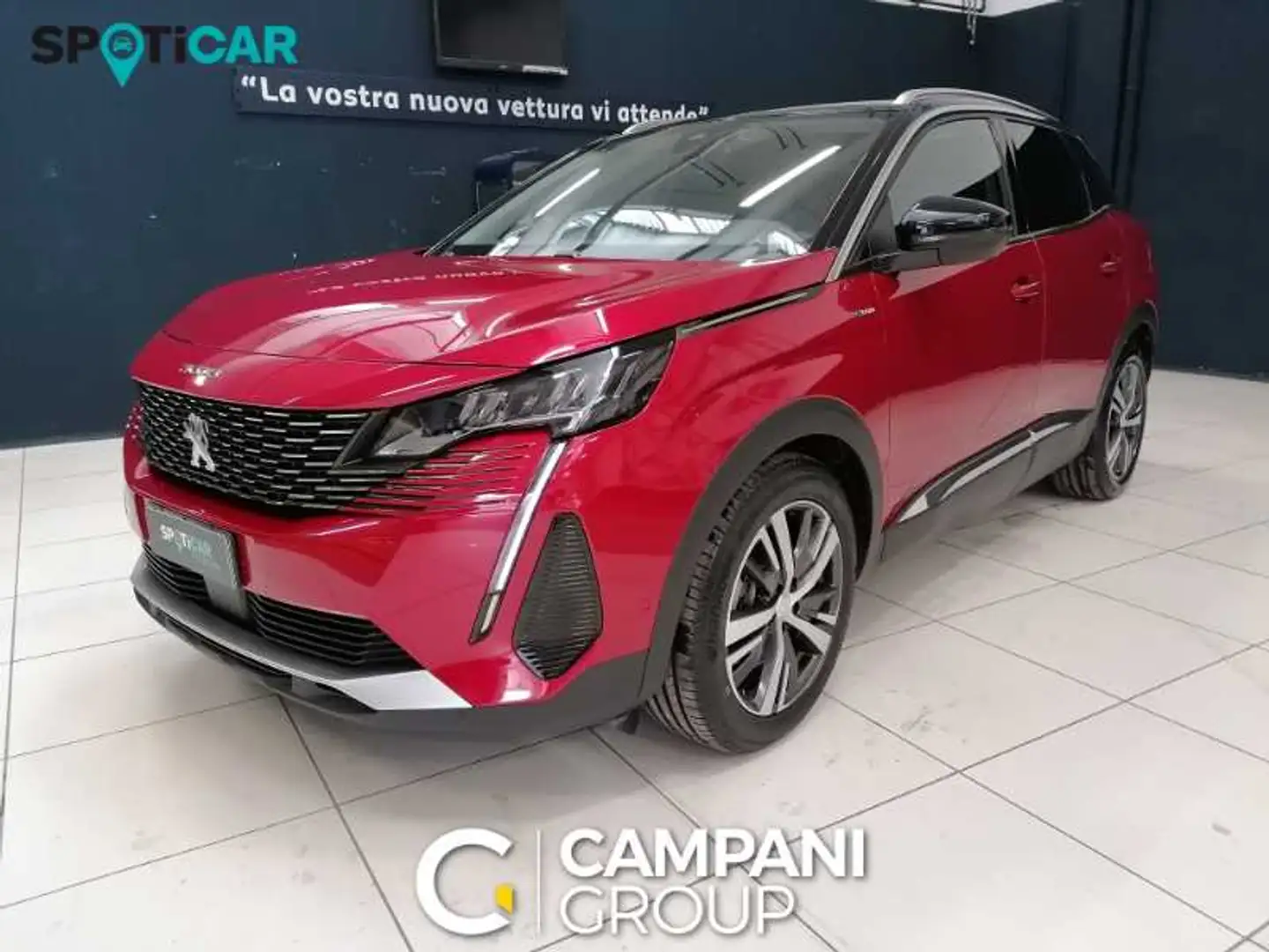 Peugeot 3008 Hybrid 225 e-EAT8 Allure Pack Rosso - 1