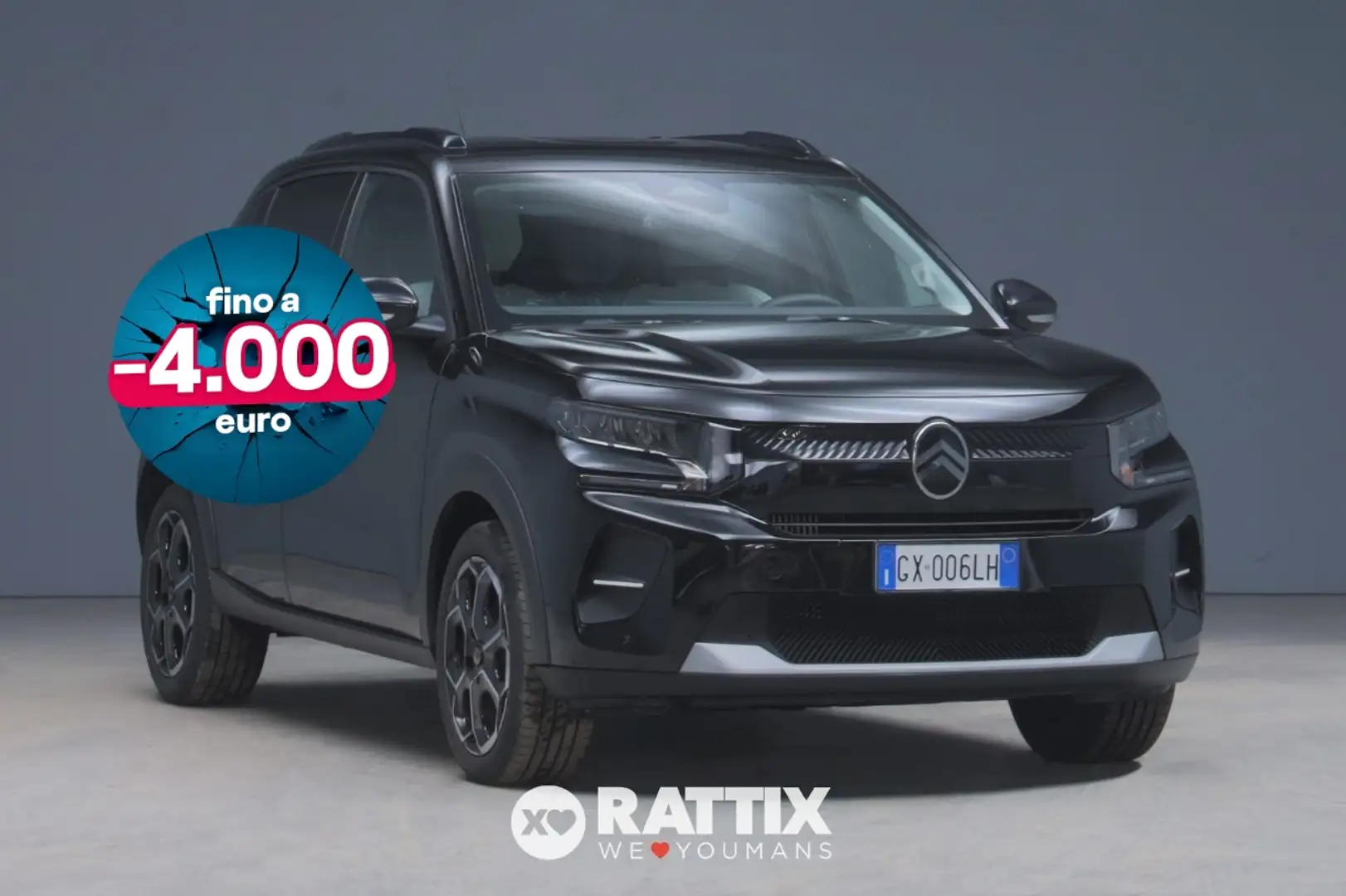 Citroen C3 1.2 puretech turbo 100CV Max Schwarz - 1