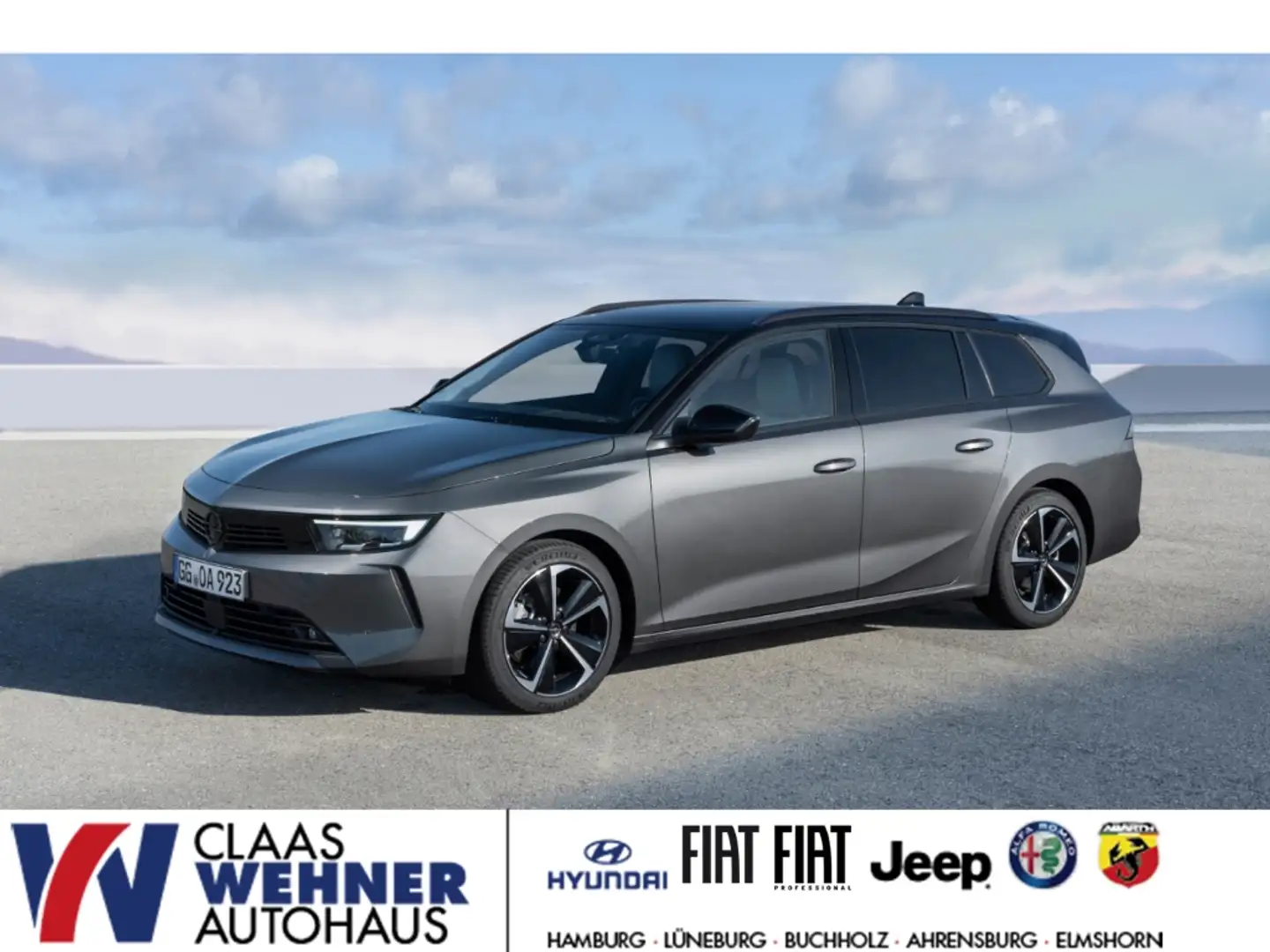 Opel Astra L Sports Tourer Elegance 1.2 Turbo EU6e Grau - 1