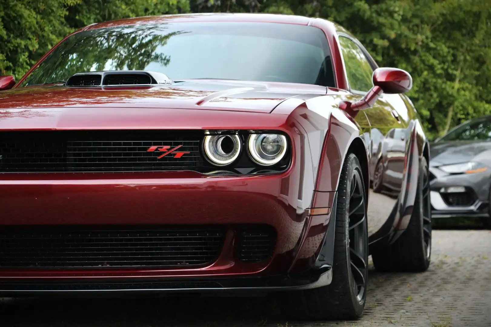 Dodge Challenger 6.4 V8 SHAKER ScatPack orig. Widebody Burdeos - 1