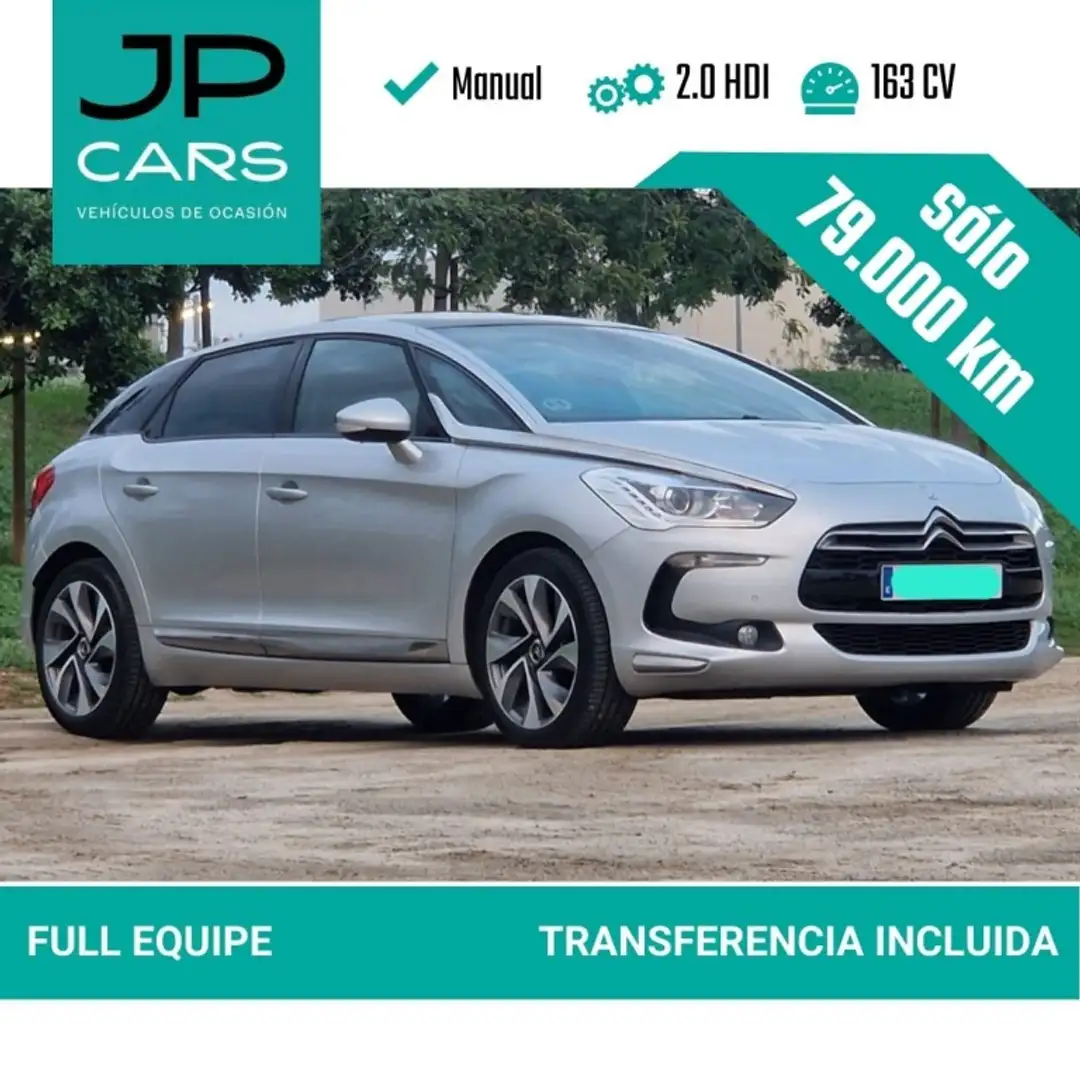 Citroen DS5 2.0HDi Design 160 Plateado - 1