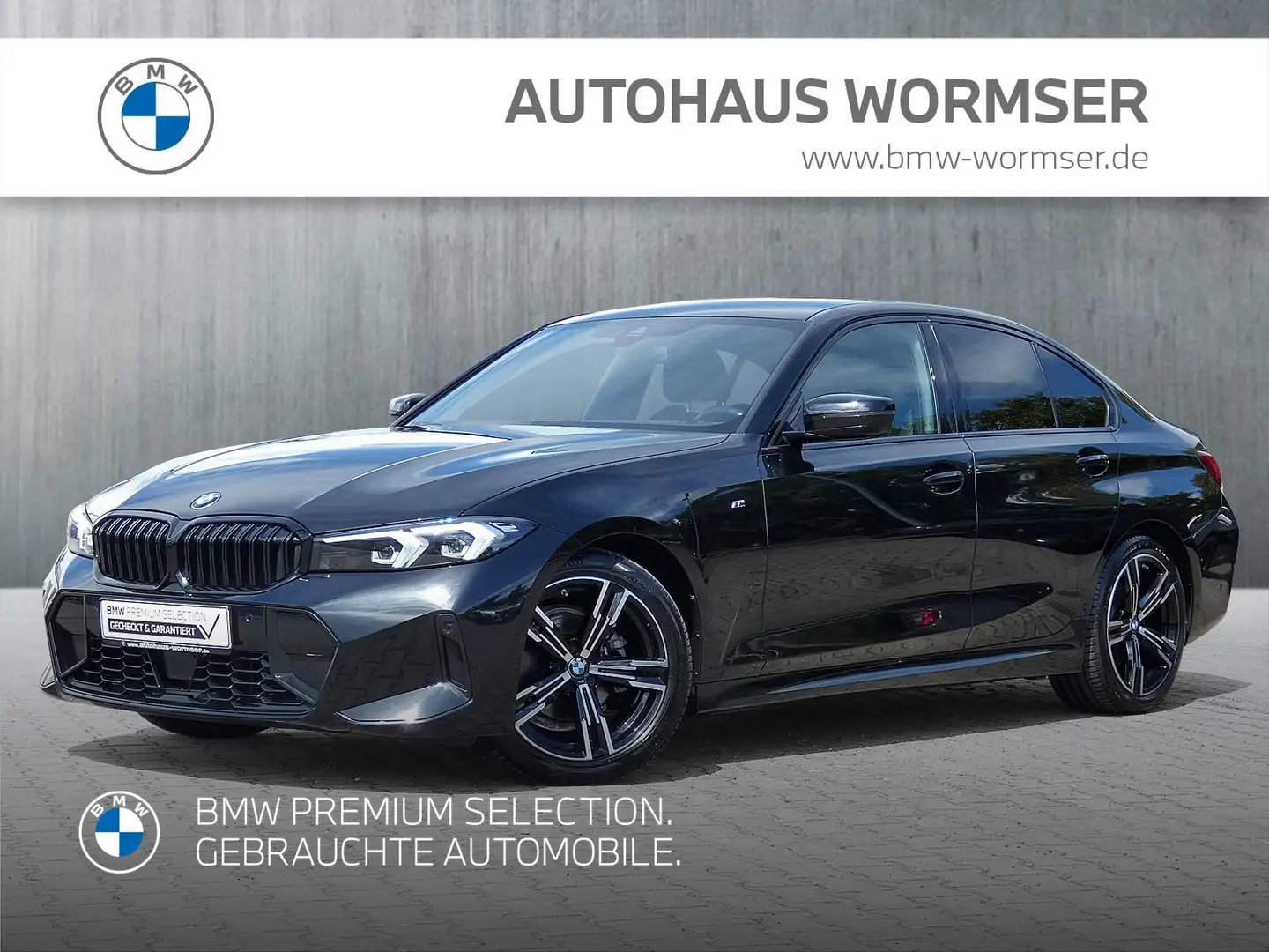 BMW 318 d Limousine M Sportpaket HiFi DAB Klimaaut. Negro - 1