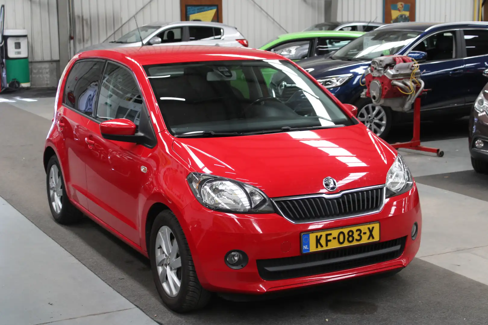 Skoda Citigo 1.0 Greentech Fresh NAP, Airco, Cruise control, Is Rood - 2