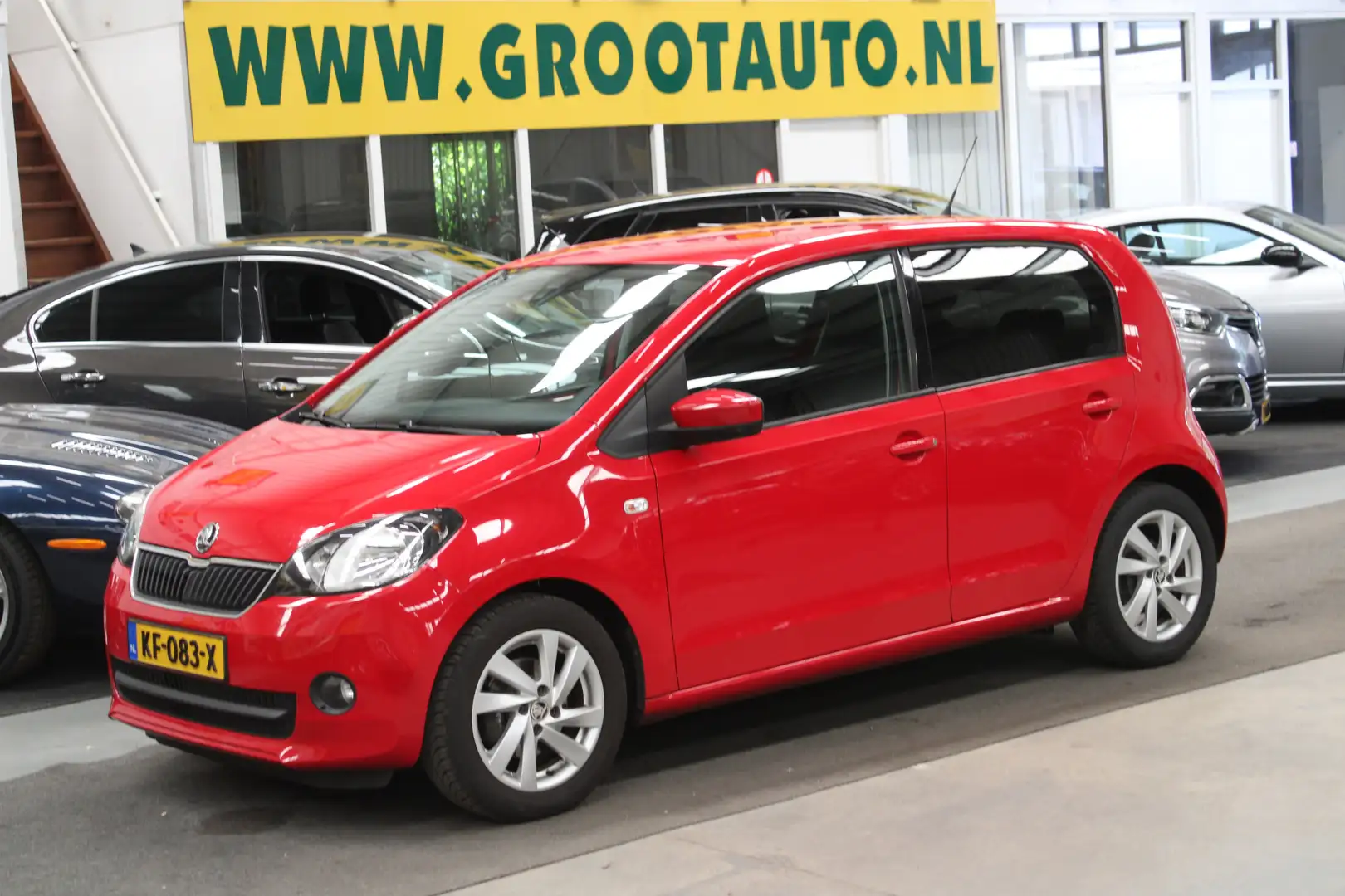Skoda Citigo 1.0 Greentech Fresh NAP, Airco, Cruise control, Is Rood - 1