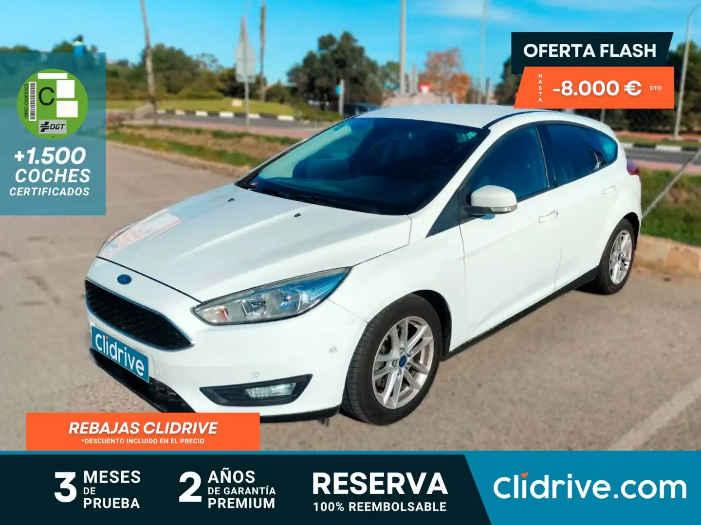 Ford Focus 1.0 Ecoboost Auto-S&S Titanium 125 Blanco - 1