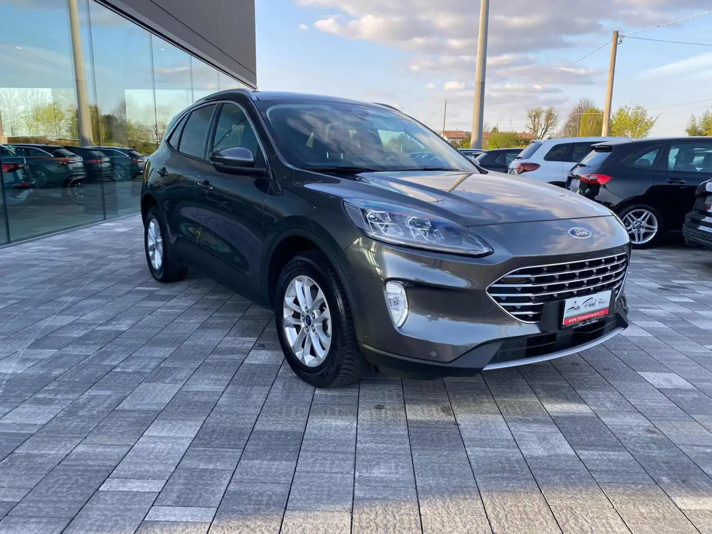Ford Kuga 2.0 EcoBlue 120 CV aut. 2WD Titanium X Szary - 2