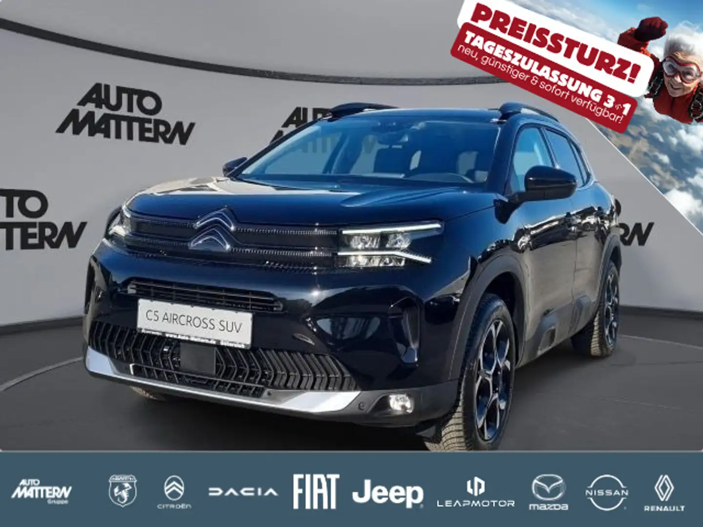 Citroen C5 Aircross 1.2 Mild-Hybrid 136 MAX TZ Ganzjahre Schwarz - 1