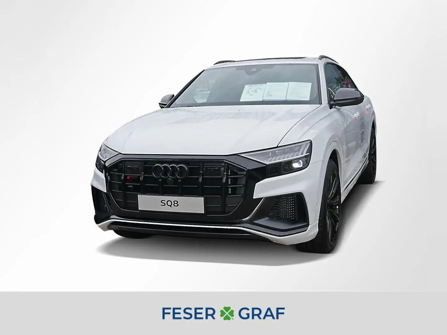 Audi SQ8 TFSI qu. competition AHK Matrix Pano Standh. Weiß - 1