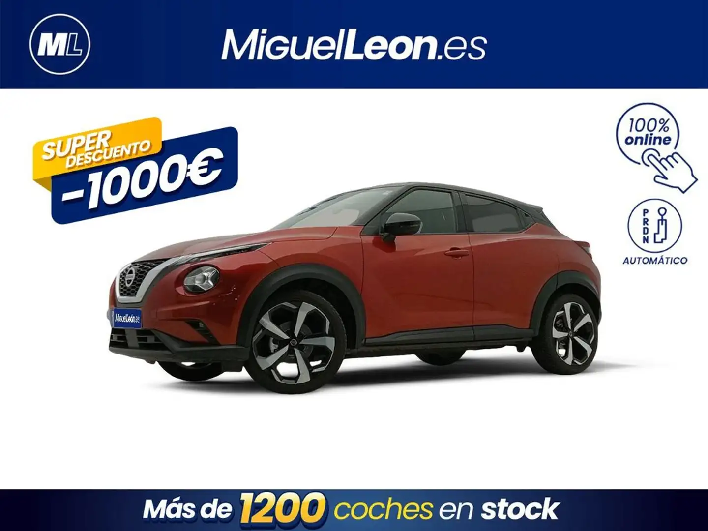 Nissan Juke DIG-T 86 kW (117 CV) DCT 7 Vel. TEKNA Naranja - 1