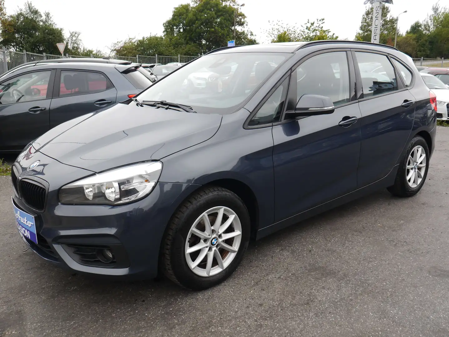BMW 218 Active Tourer 218 d*TOIT PANO*GPS* Gris - 2
