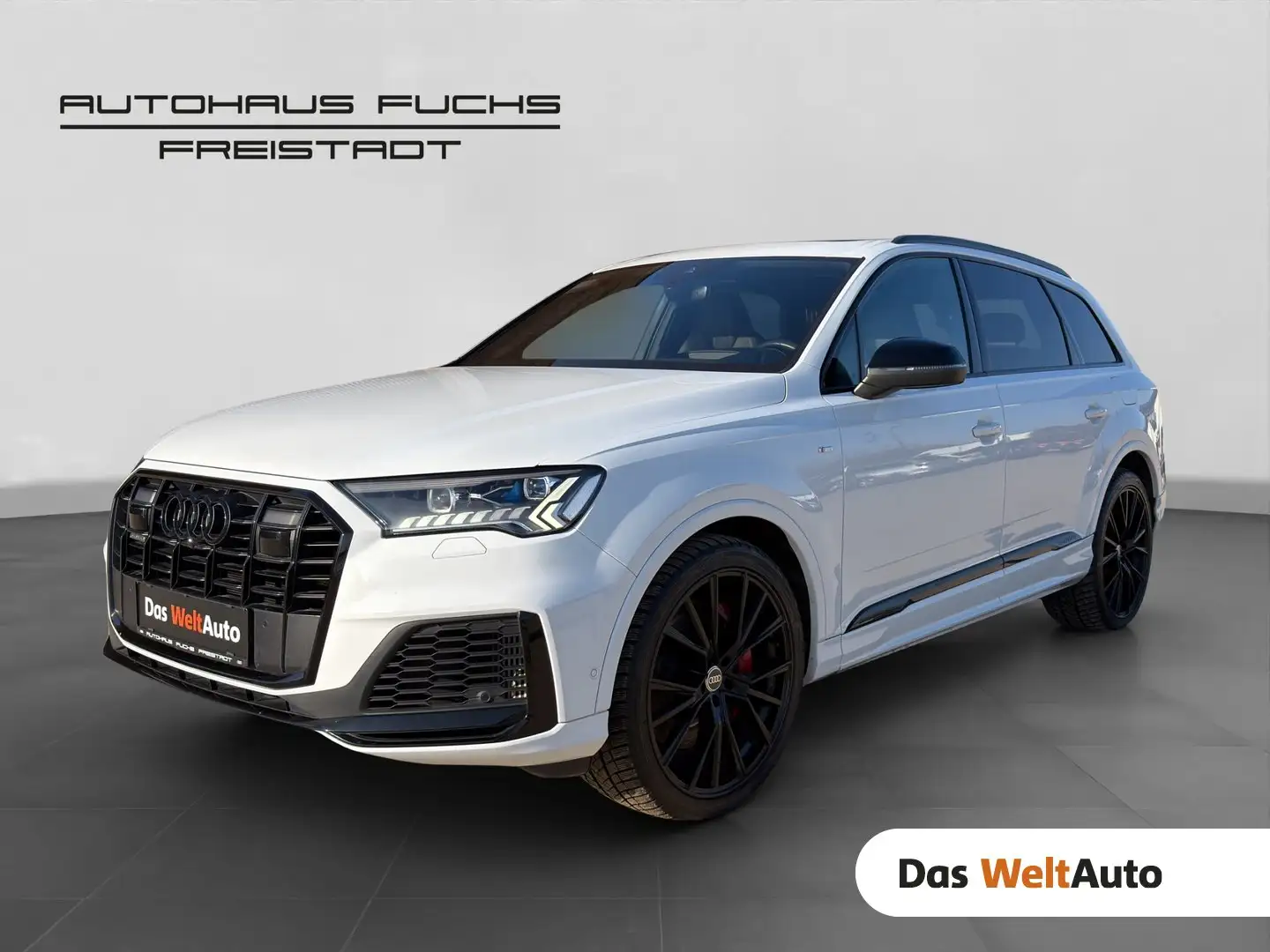 Audi Q7 60 TFSI e quattro S line Weiß - 1