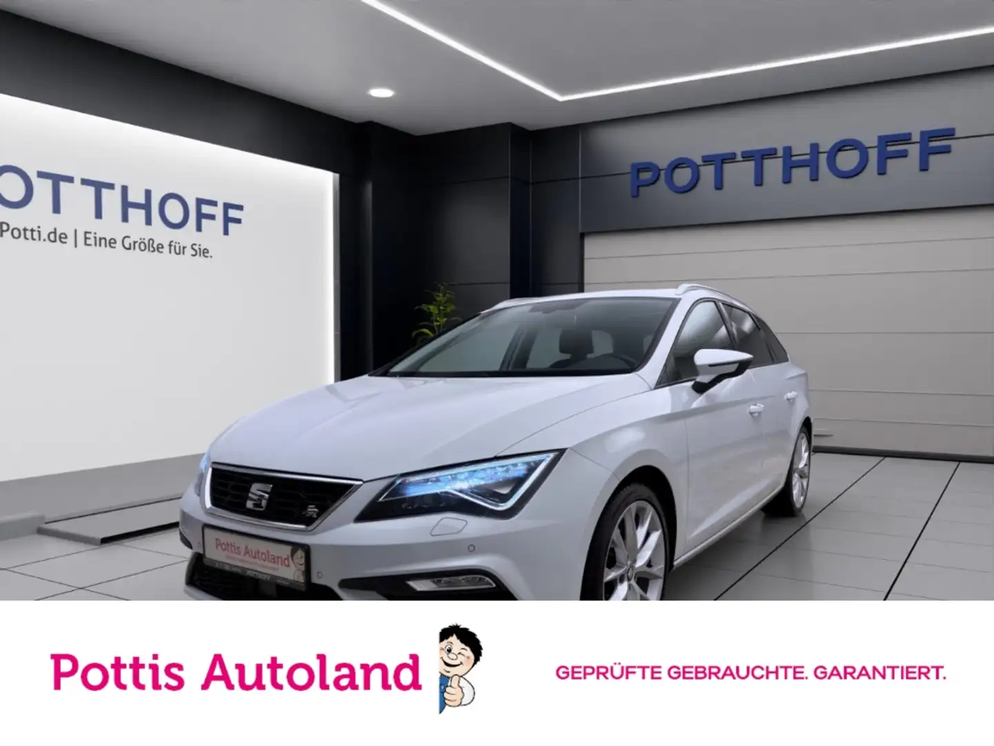 SEAT Leon Sportstourer 1.5 TSI FR PANO PDC NAVI SITZHZG Weiß - 1