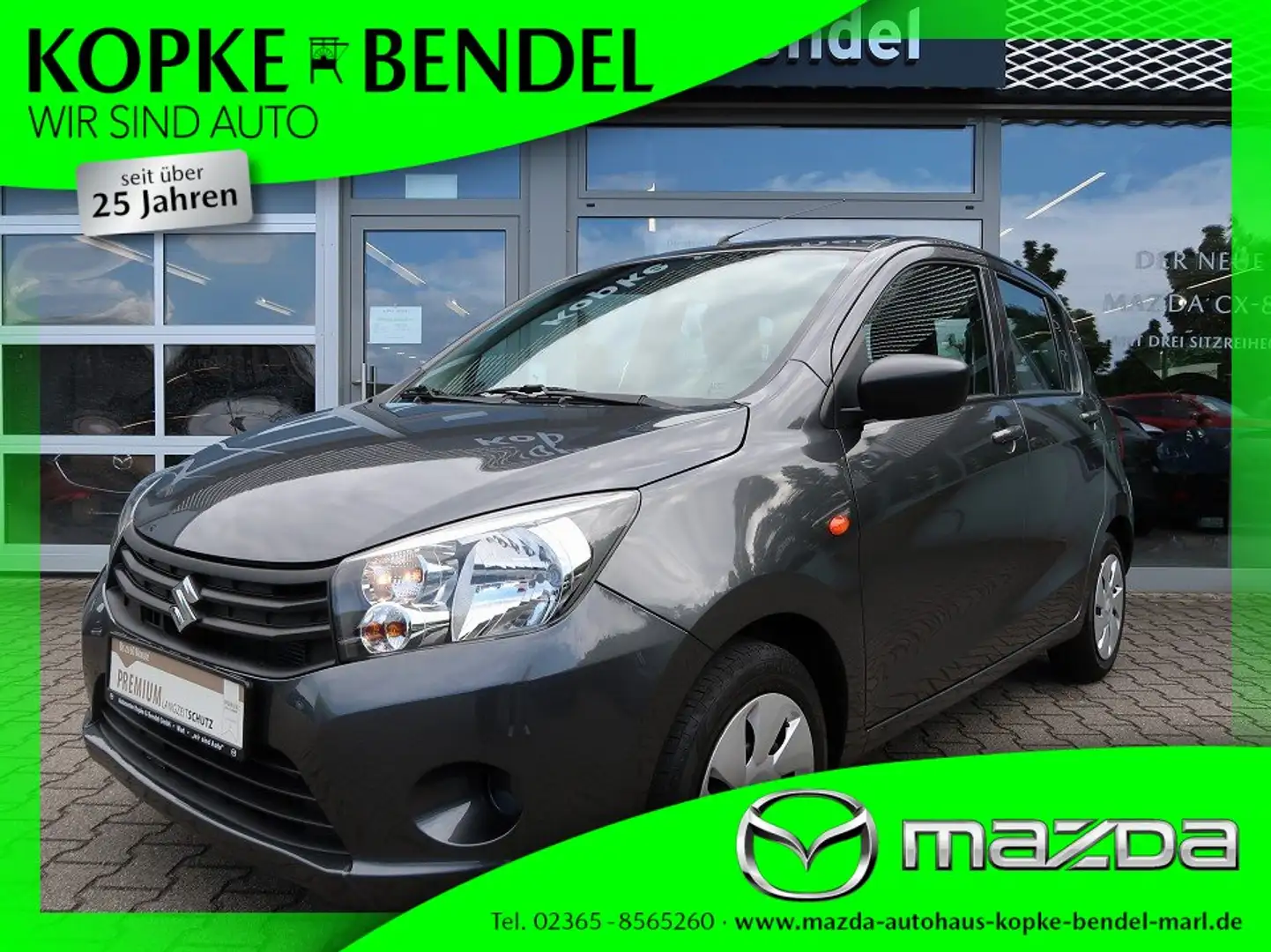 Suzuki Celerio *Scheckheft*Klima*Bluetooth*Topzustand* Comfort*Sc Сірий - 1