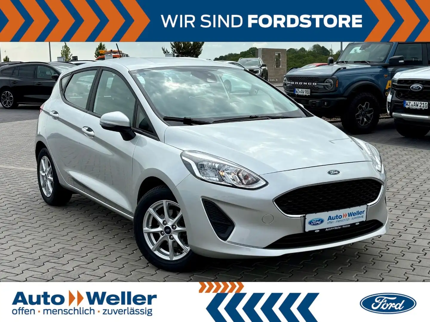 Ford Fiesta Cool & Connect 1.0 EcoBoost 1. Hand ! Zilver - 1