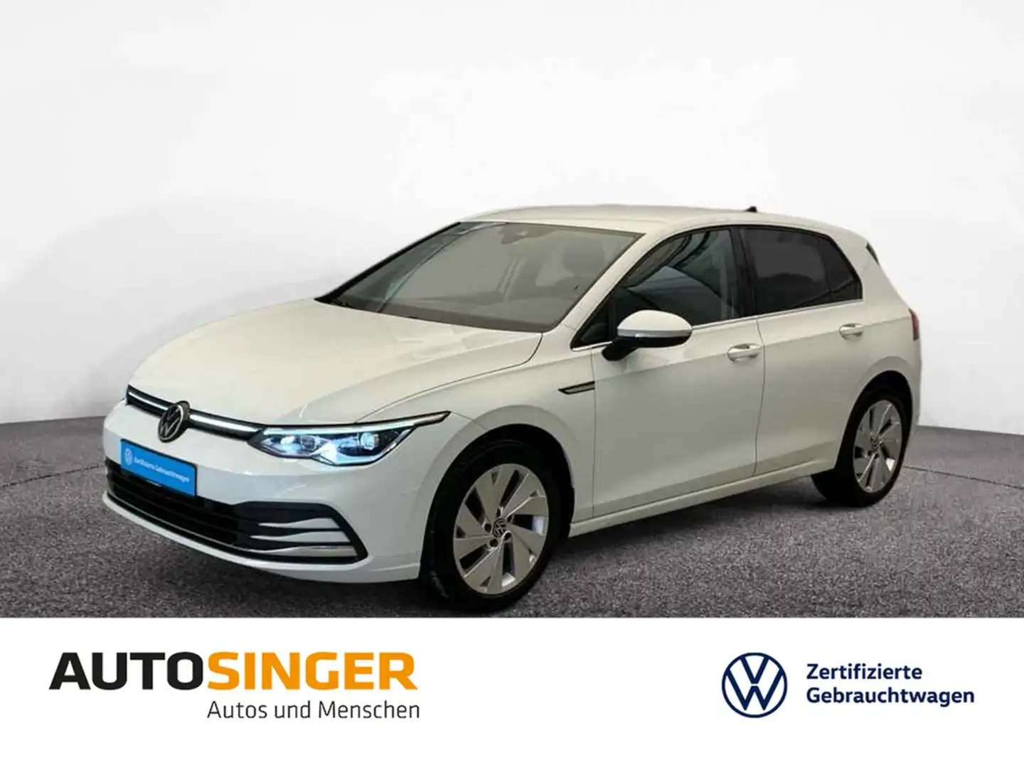 Volkswagen Golf VIII Style 1.5 TSI *LED*ACC*PDC*SHZ*17"*DAB Weiß - 1