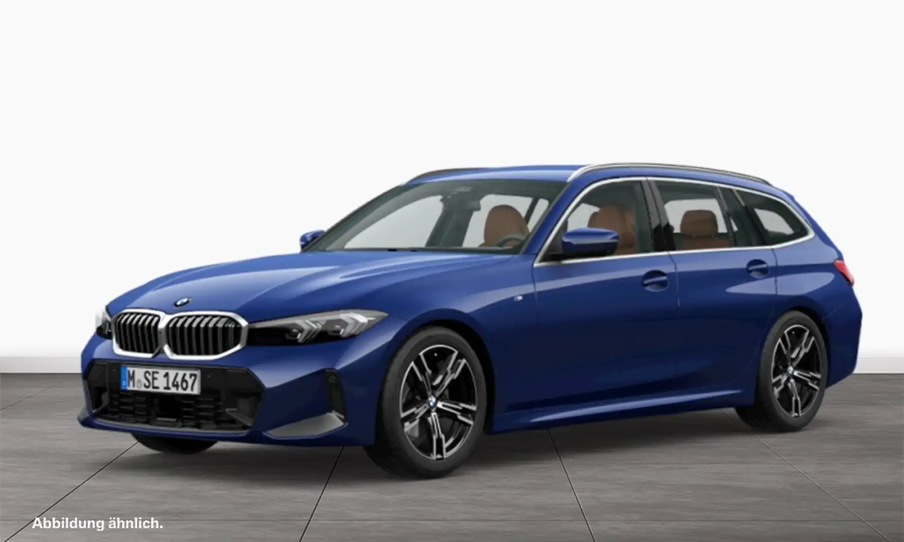 BMW 330 d xDrive Touring M Sportpaket Standhzg AHK Blau - 1