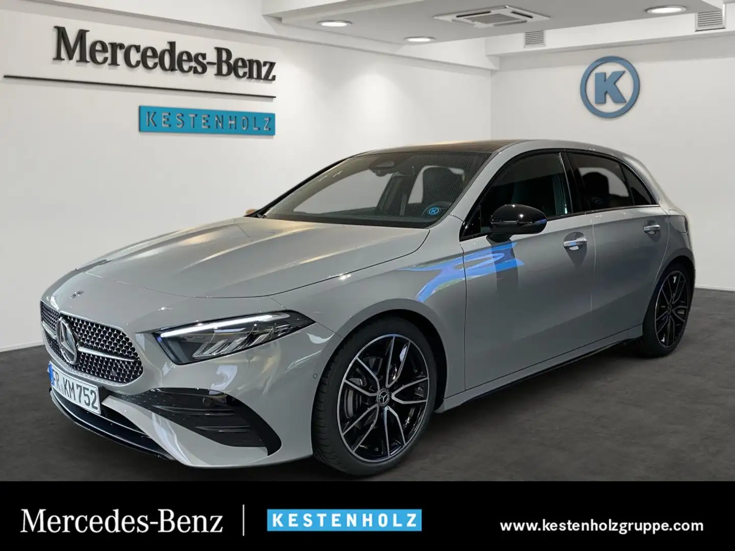 Mercedes-Benz A 200 AMG SHD Kamera Spurhalt-Ass Totwinkel Grau - 1