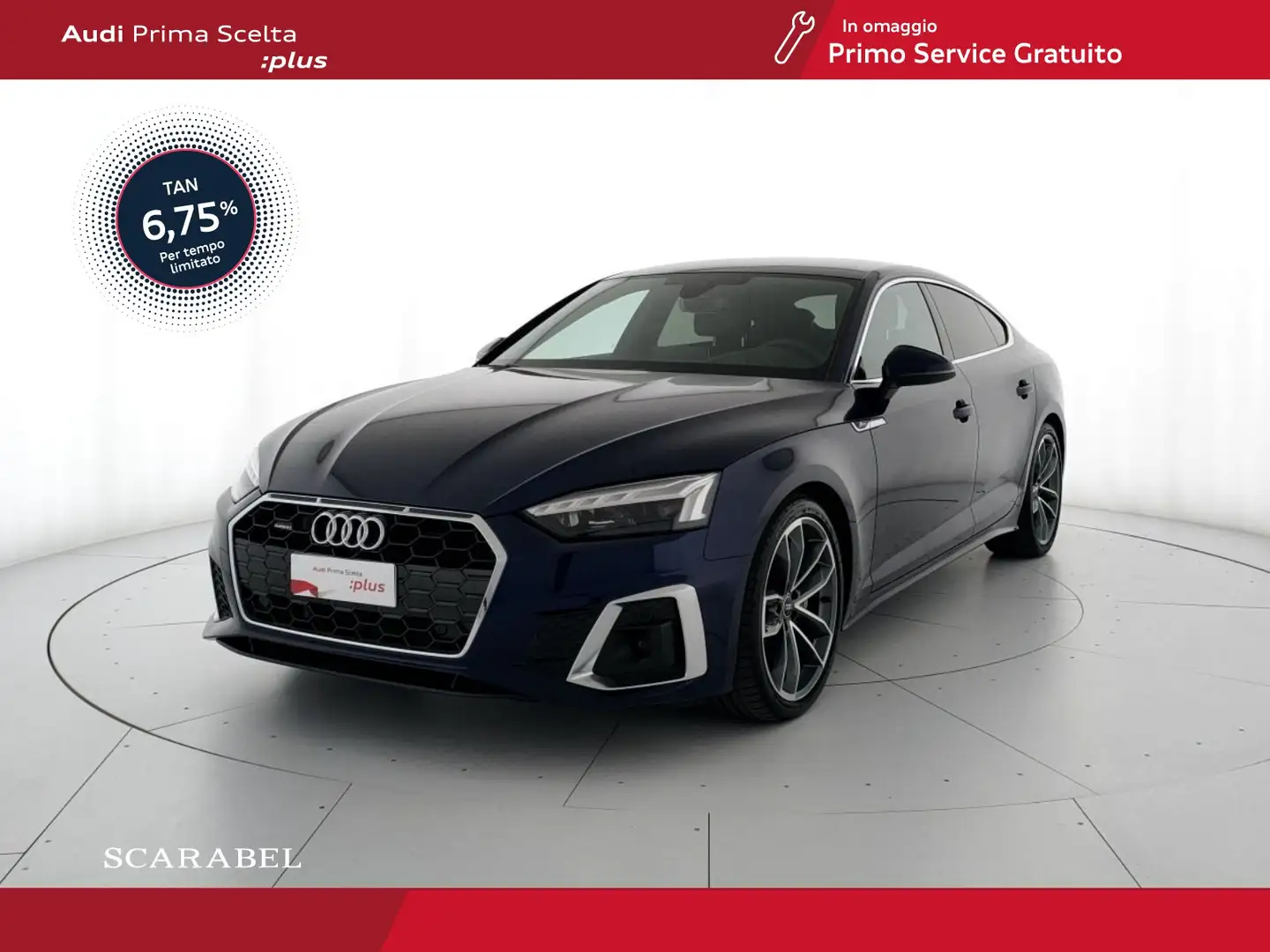 Audi A5 sportback 40 2.0 tdi mhev s line edition quattro 2 Blu/Azzurro - 1