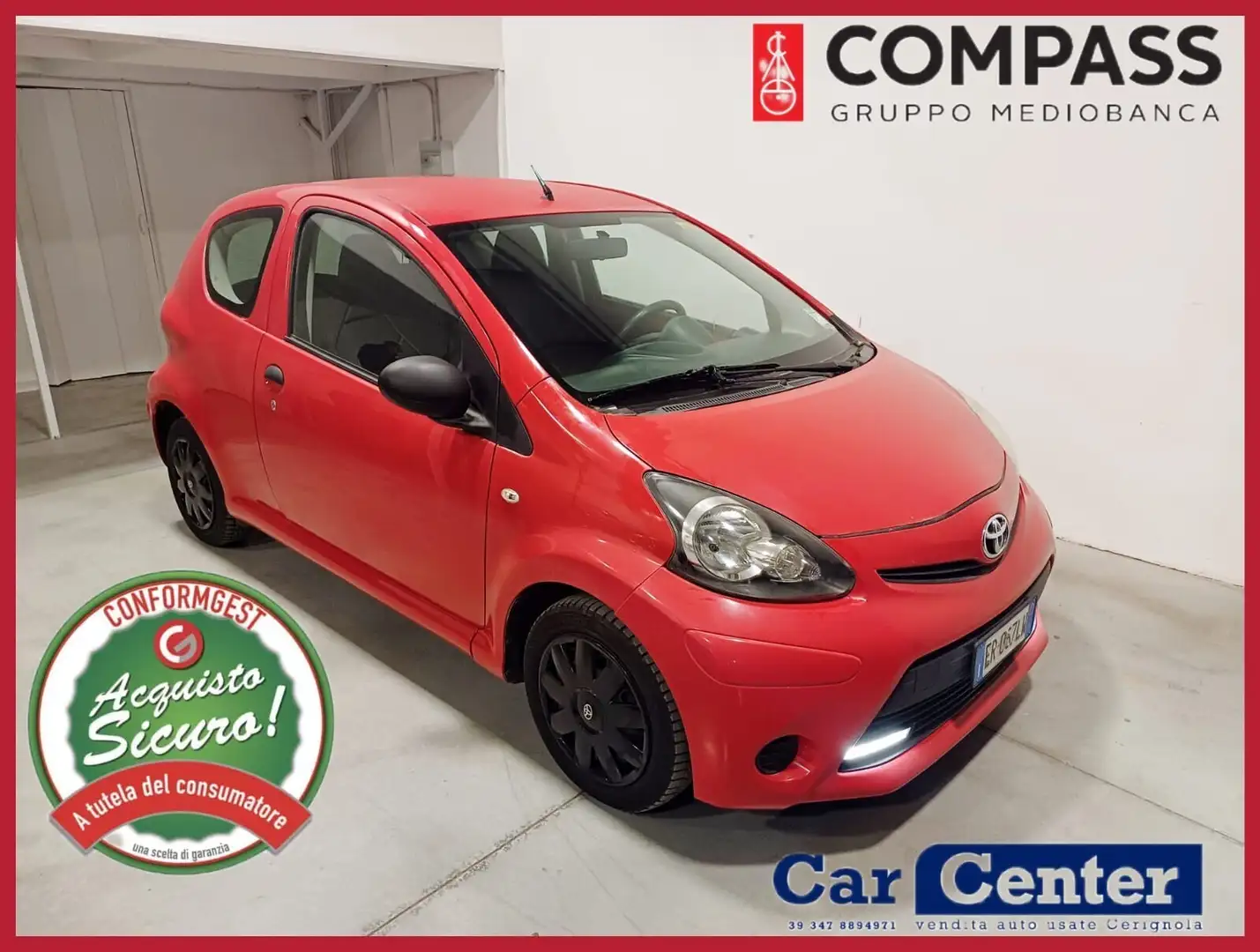 Citroen C1 1.0 3 porte Vanity Fair 10 Rosso - 2