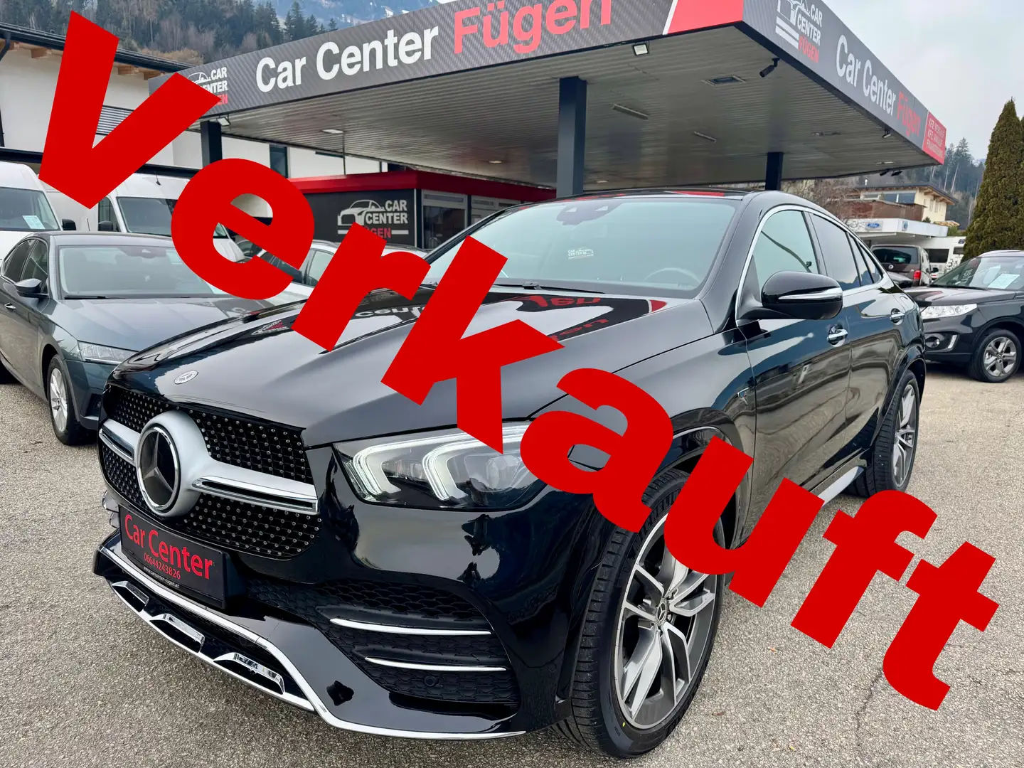 Mercedes-Benz GLE 350 e Coupe 4 Matic AMG-Paket Burmester Zwart - 1