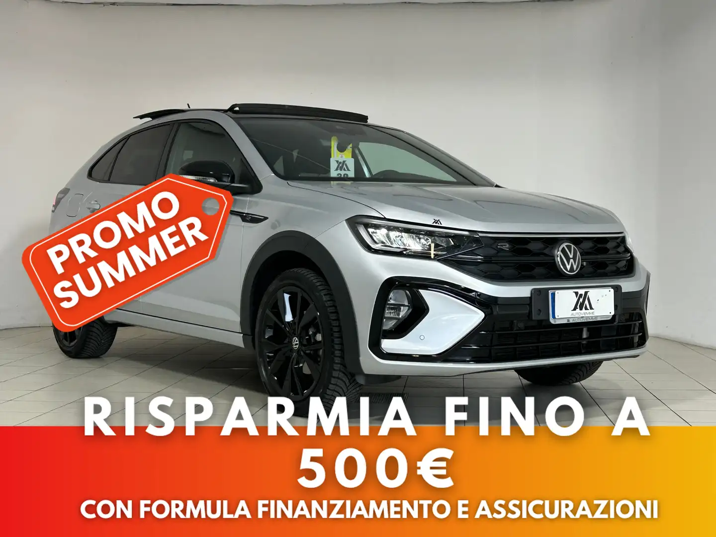 Volkswagen Taigo R-Line 1.0 110cv + telecamera Argento - 1