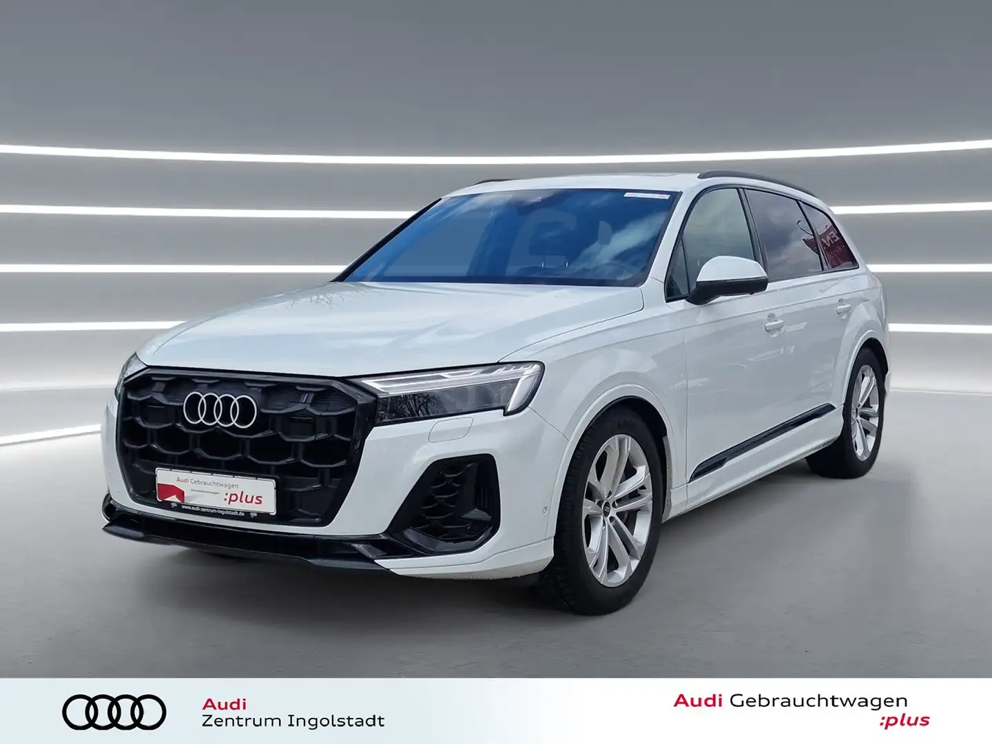 Audi Q7 55 TFSI e qu 2x S line MATRIX Pano Allradlenk. Weiß - 2