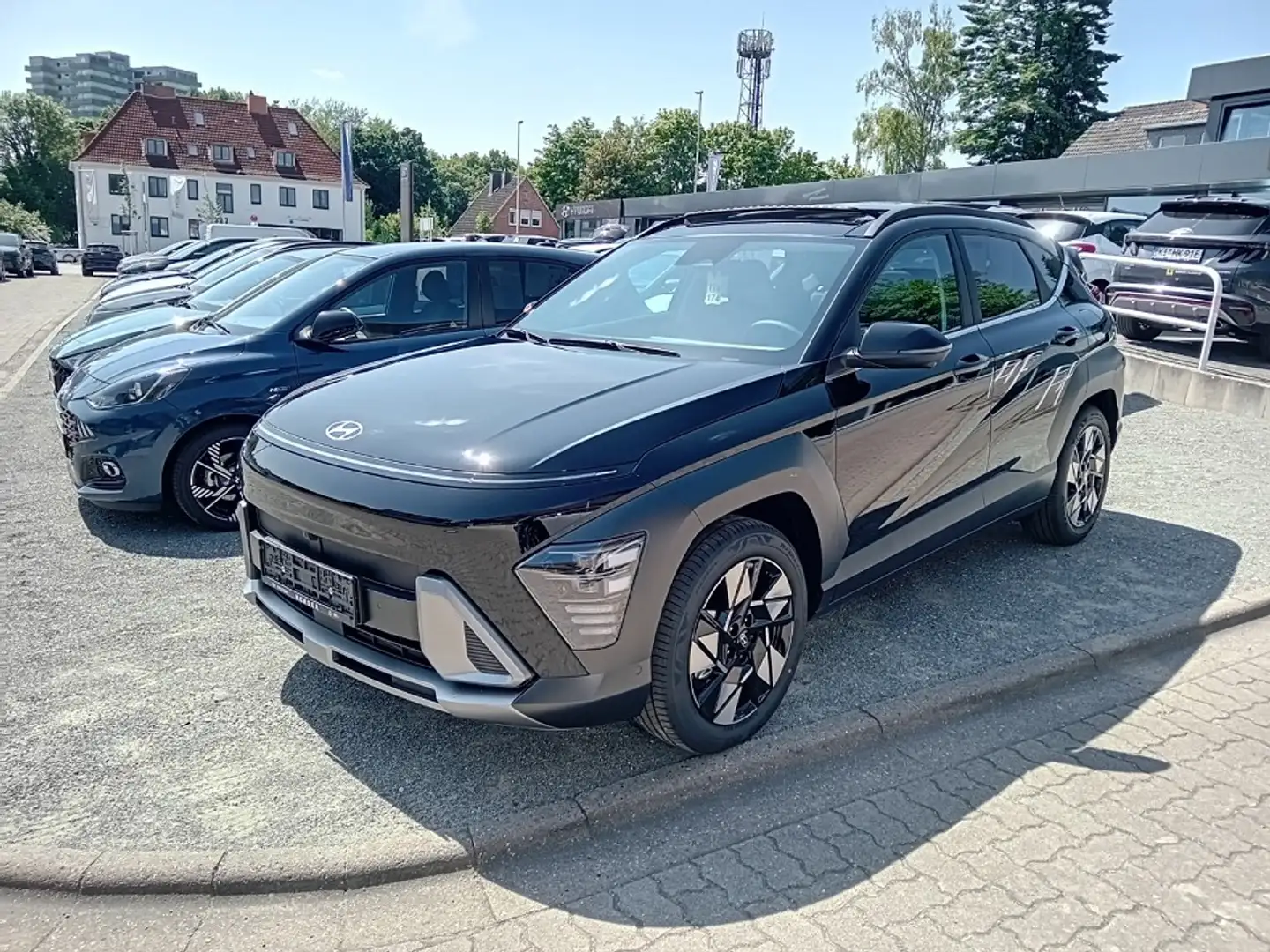 Hyundai KONA 1.6 T-GDi 7-DCT PRIME Glasschiebedach Schwarz - 1