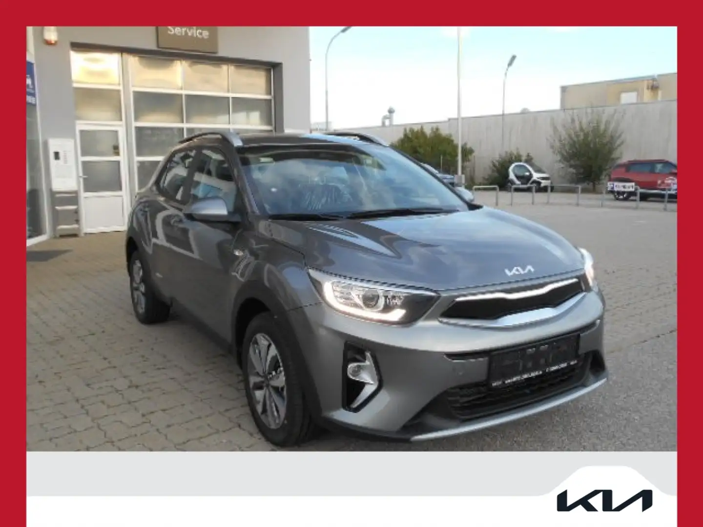 Kia Stonic 1,0 TGDI GPF ISG Silber Grau - 1