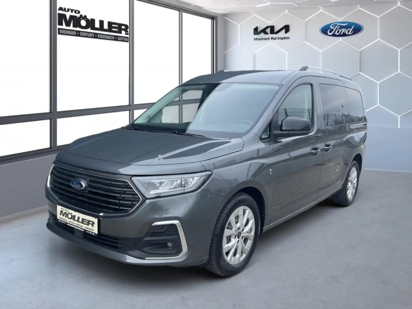 Ford Tourneo Connect 2.0 TITANIUM LED Rückfahrkam.   Apple CarPlay Gris - 2
