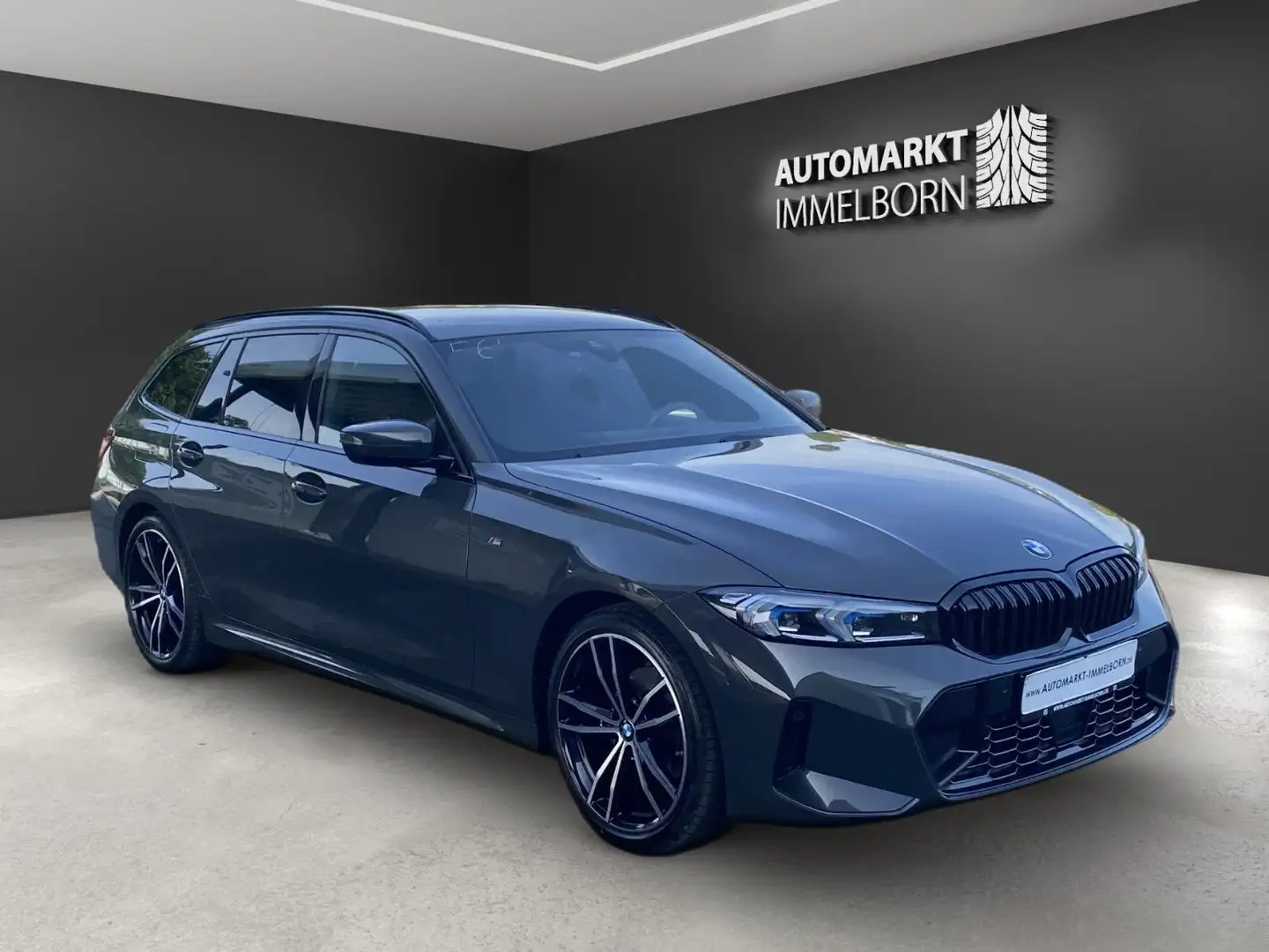 BMW 320 d xD M Sport 19*AHK*HUD*STHZG*ACC*H&K*Drivi+ Gris - 1