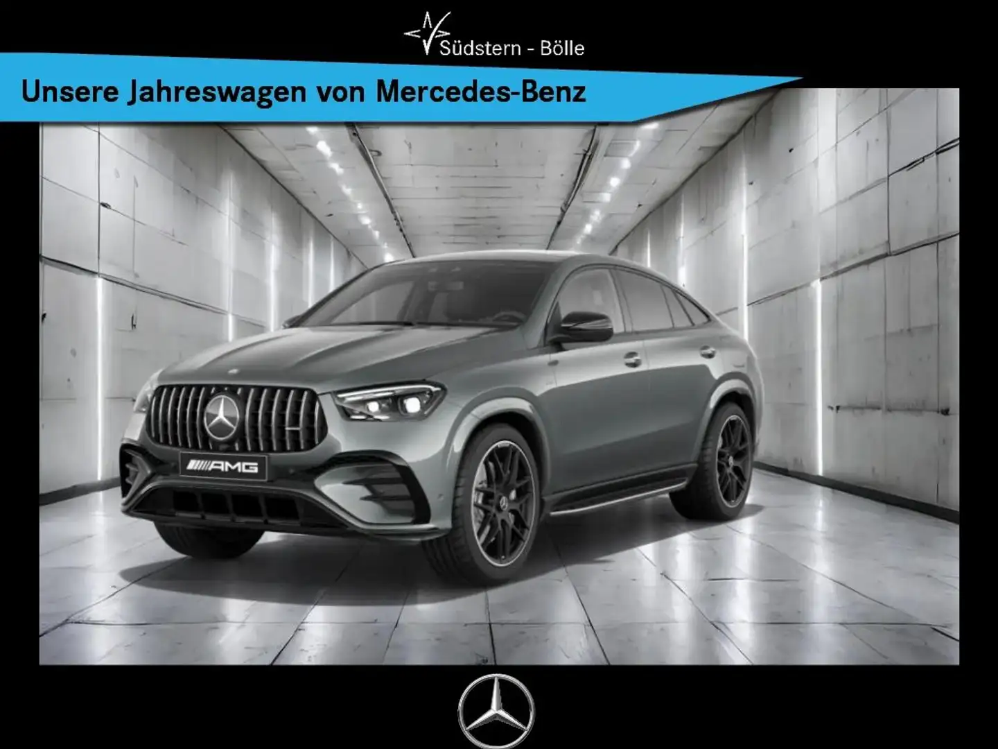 Mercedes-Benz GLE 53 AMG 4M Hybrid Coupe +DISTRO+MEMORY+SHZ Gris - 1