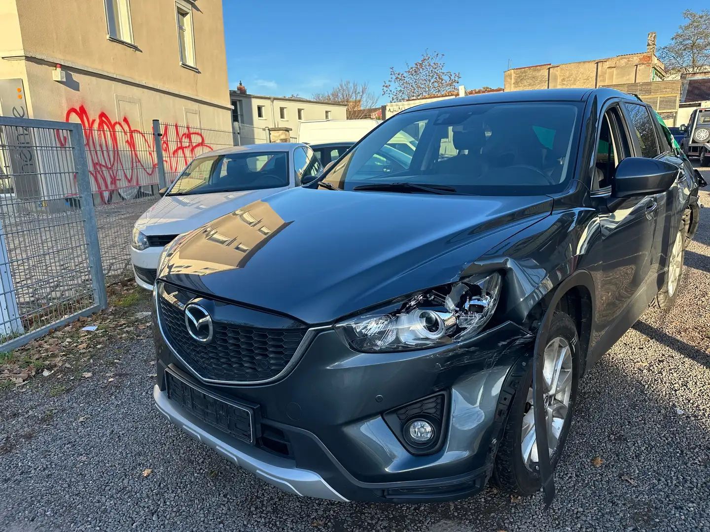 Mazda CX-5 Sports-Line AWD 2.0 Automatik Leder Navi Grau - 2