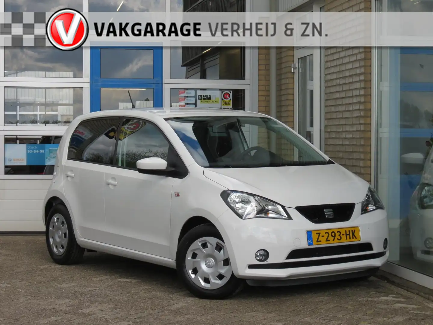 SEAT Mii 1.0 Style Airco|Cruise Control|PDC|Blueooth|Licht Wit - 1