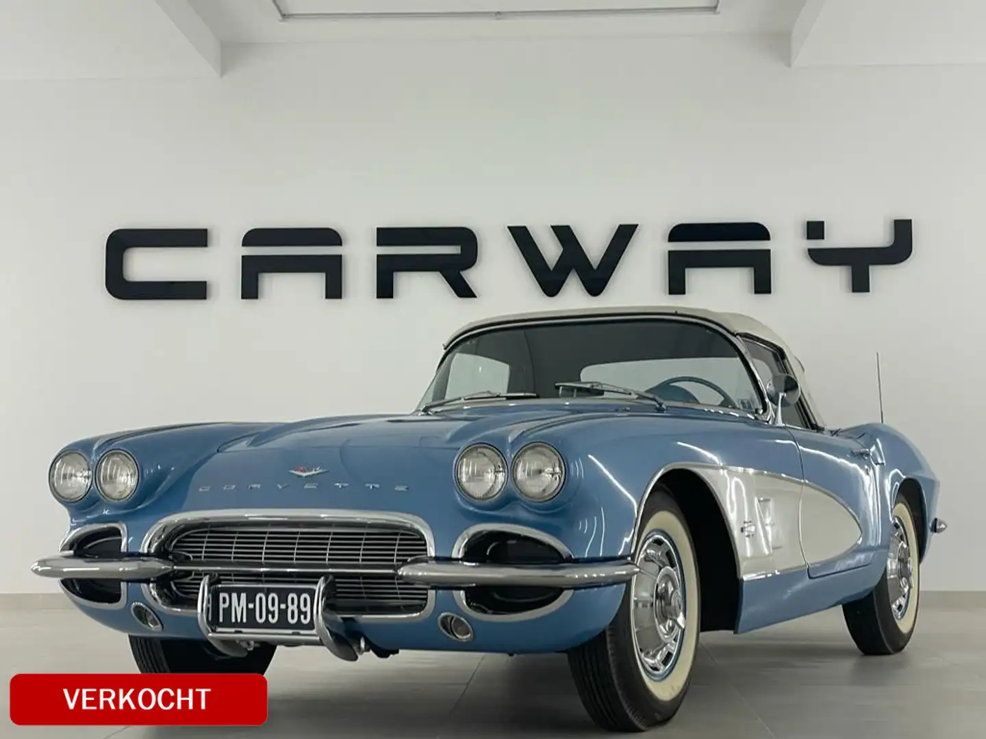 Chevrolet Corvette C1 Convertible 1961 body off restored Blau - 1