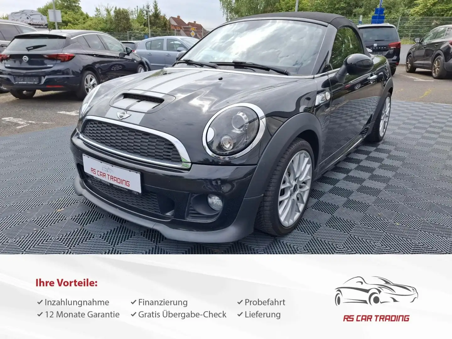 MINI Cooper S Roadster*Klima*Navi*John WORKS*Cabrio* Negru - 2