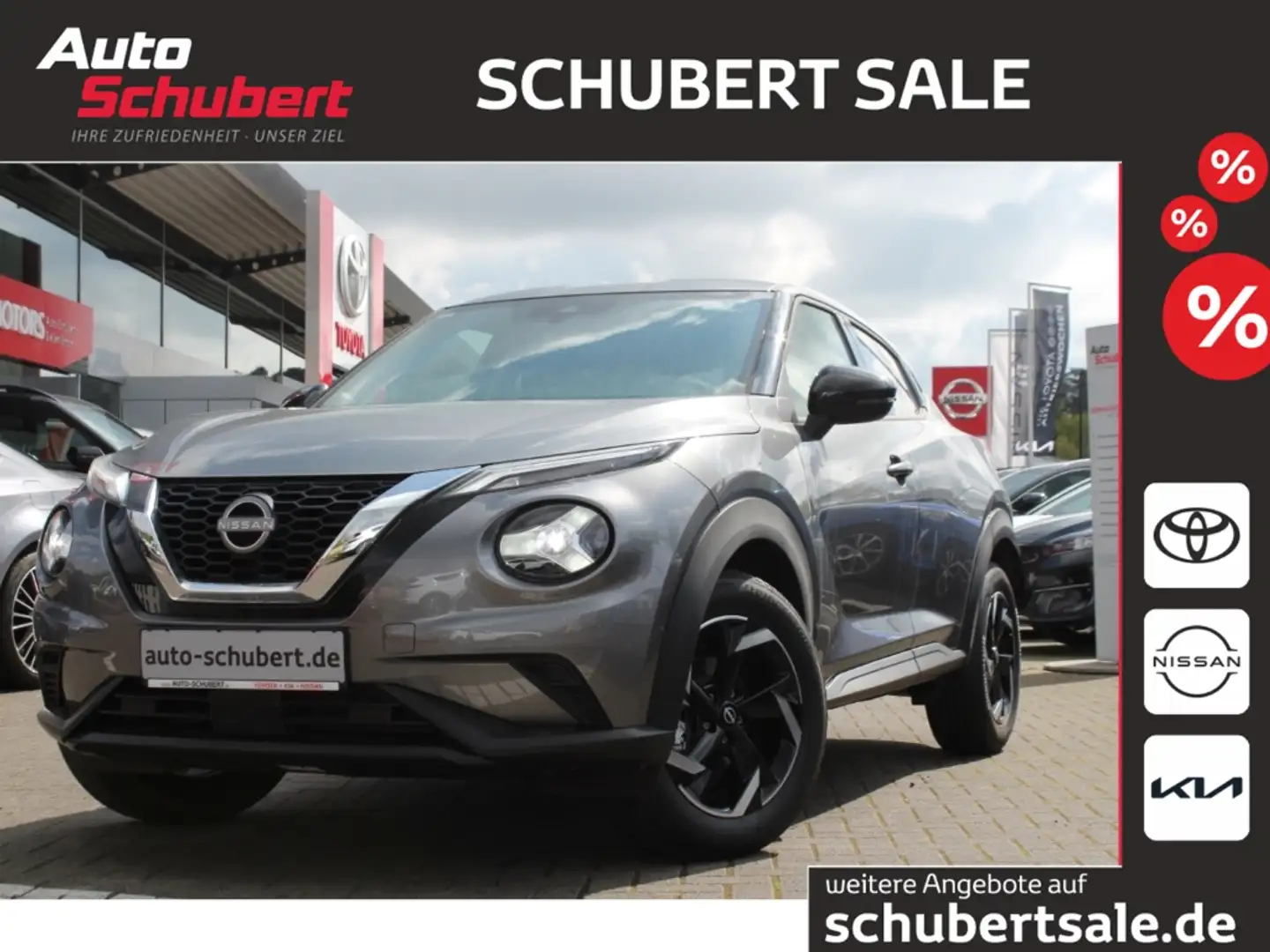 Nissan Juke N-Style 1.0 LED+TEMPOMAT+KLIMA+LM+BLUETOOTH Grau - 1