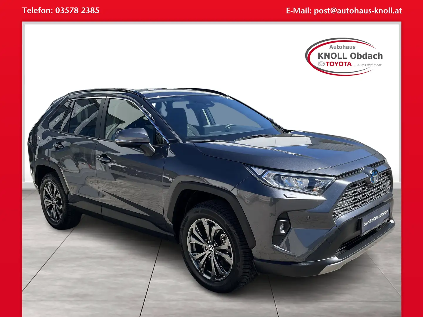 Toyota RAV 4 RAV4 2,5 VVT-i Hybrid 4x2 Active Drive Grau - 1