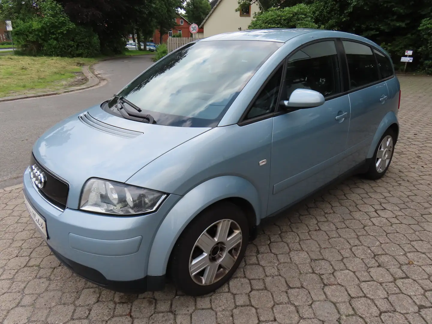 Audi A2 1.4 *HU 4/2027*Scheckheft*Alu*ZV+FB*Klimaautom.* Azul - 2
