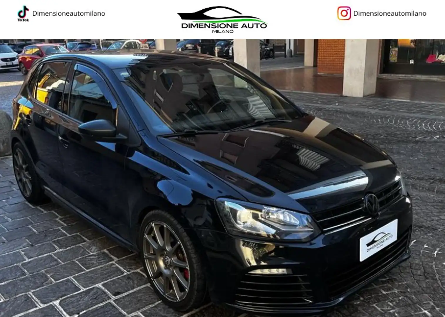 Volkswagen Polo GTI Polo 5p 1.4 tsi Gti 180cv dsg Чорний - 1