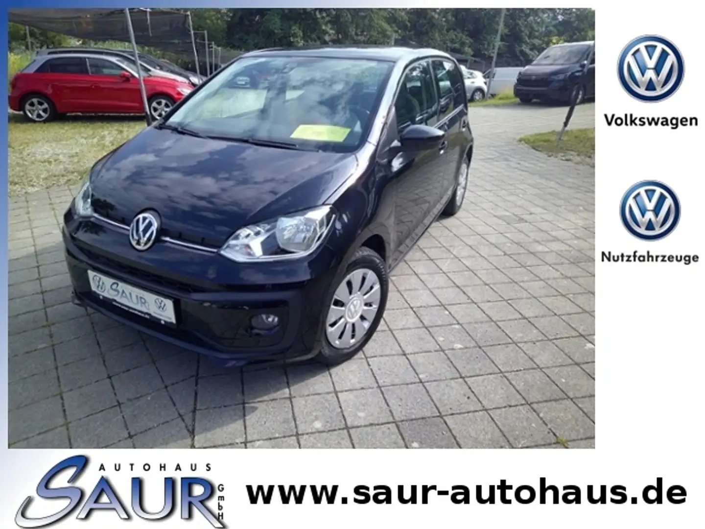 Volkswagen up! 1.0 move up!*Klima*GRA*SHZ*City-Notbremsfunktion Schwarz - 1