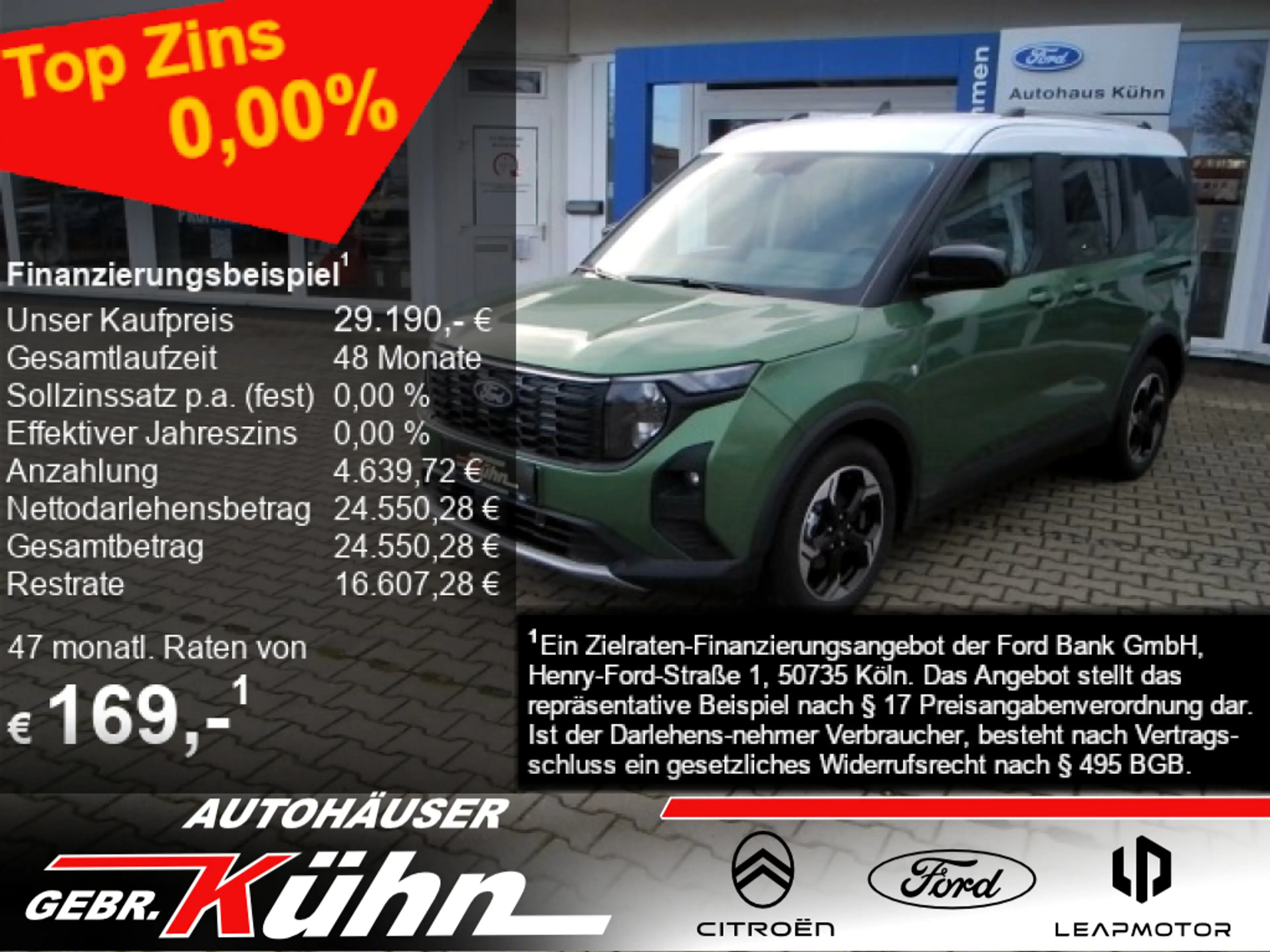 Ford Tourneo Courier ACTIVE - Winter-Pak., Dach weiß, Navi, LED Tfl.