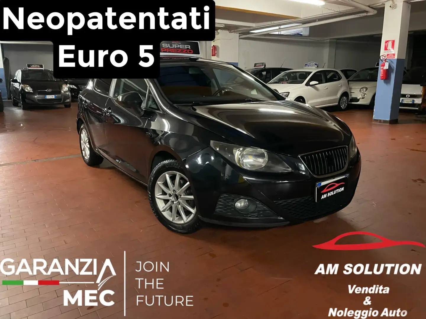 SEAT Ibiza Ibiza 1.2 Neopatentati Euro 5 Noir - 1
