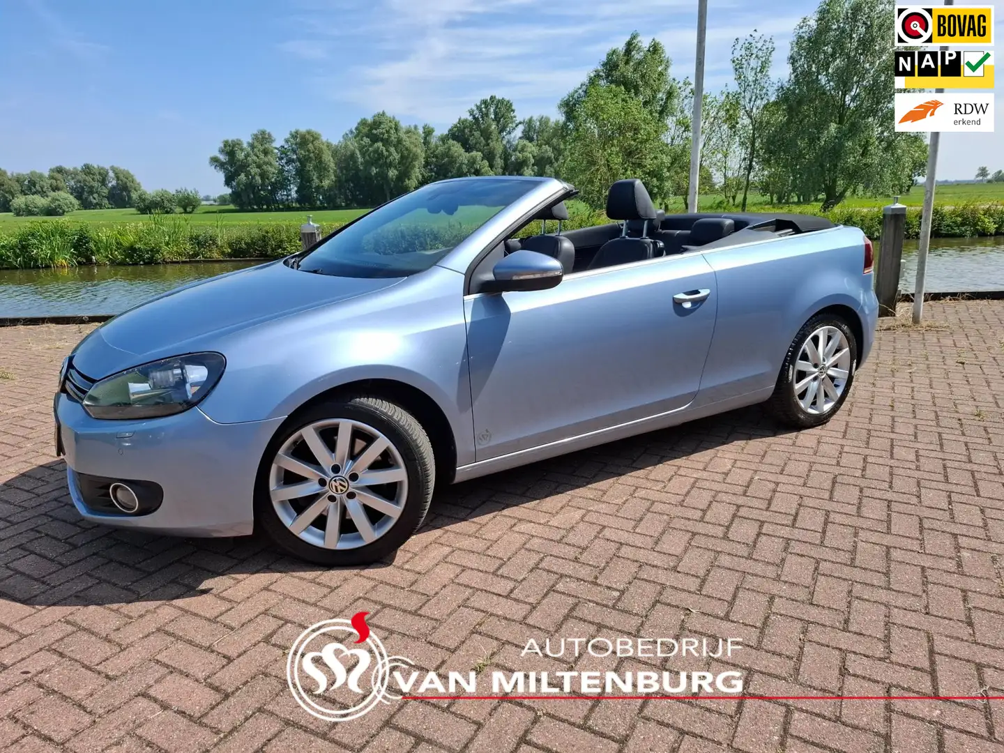 Volkswagen Golf Cabriolet 1.4 TSI Clima Navi Cruise Leder/Alcantara Stoelver Azul - 1