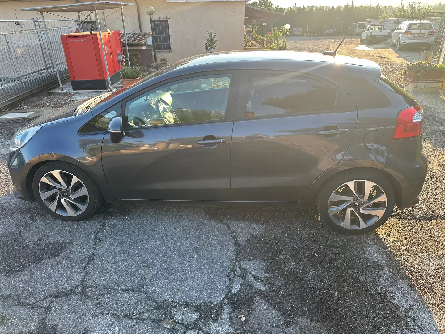 Kia Rio Rio III 2016 5p 1.4 crdi high tech stop Grigio - 2