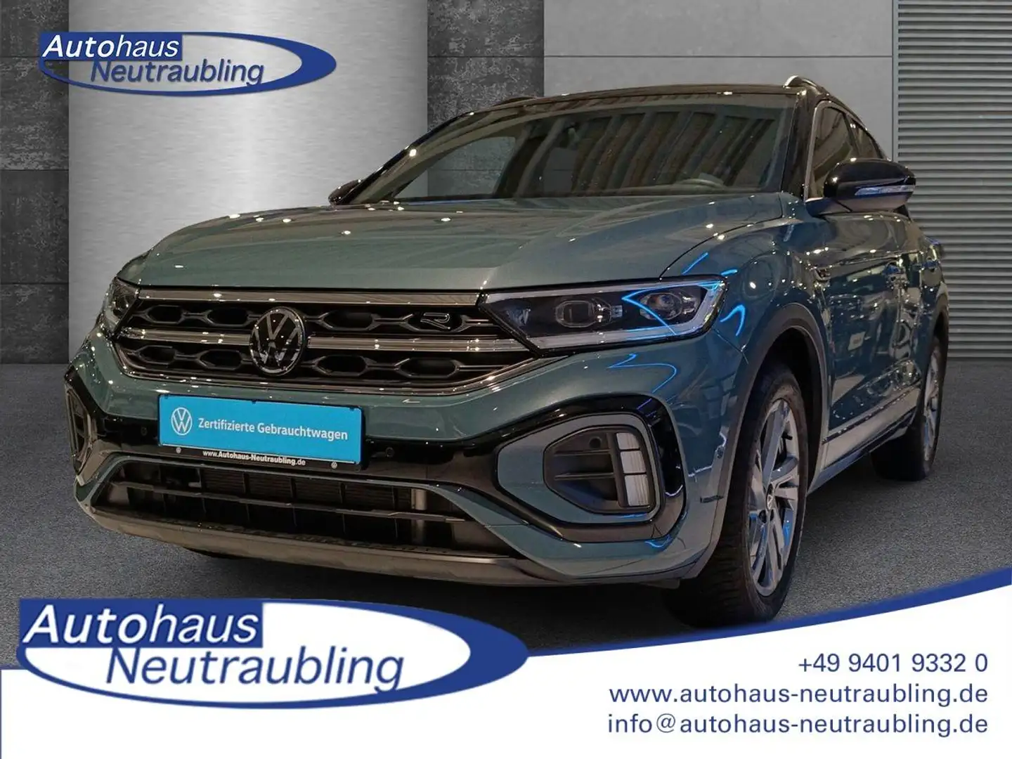 Volkswagen T-Roc 1.5 TSI "R-LINE" 150 PS DSG+NAVI+AHK+REARVIEW+ Blau - 1