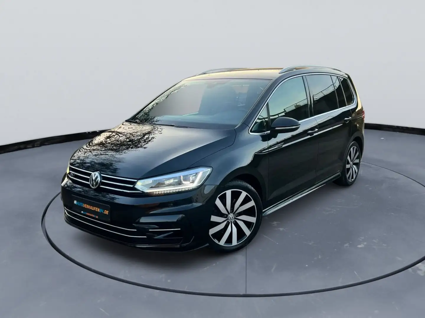 Volkswagen Touran 1.4 TSI DSG Highl. R Line LED KAM ACC APP Schwarz - 1