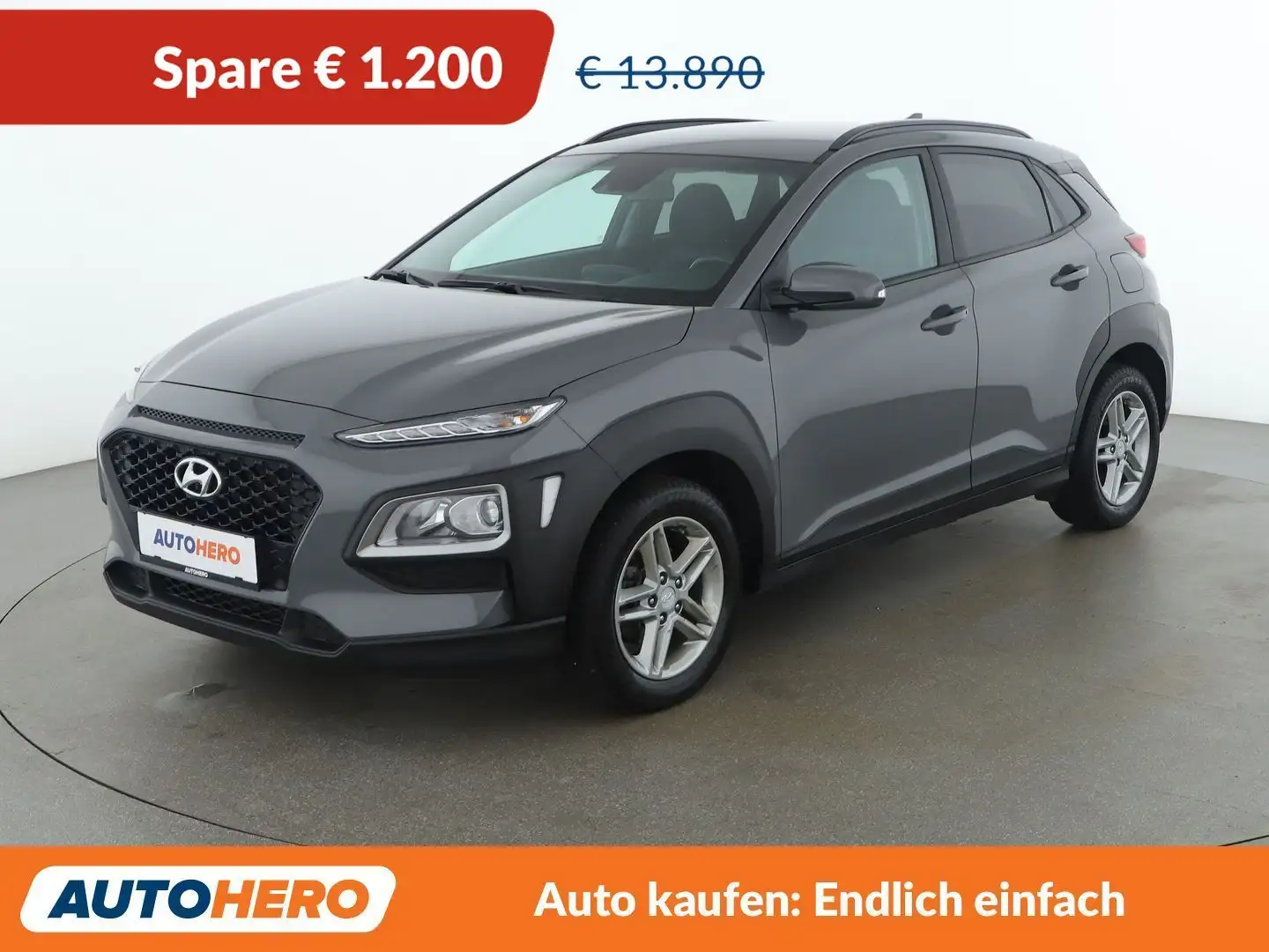 Hyundai KONA 1.0 TGDI LEVEL 3 Plus 2WD Grau - 1